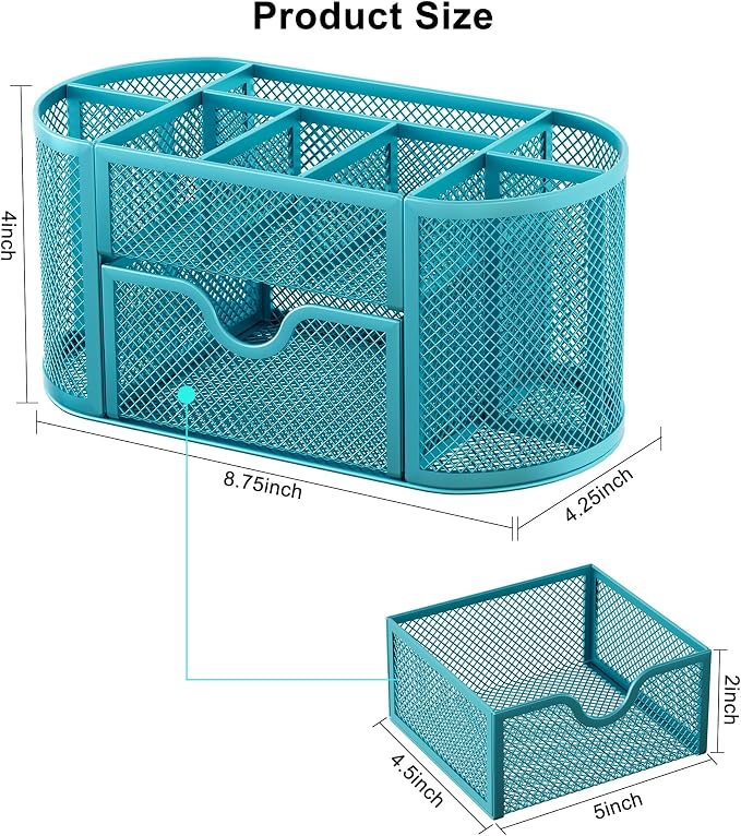 EasyPAG Mesh Pen Holder Desk Organizer - Image 8