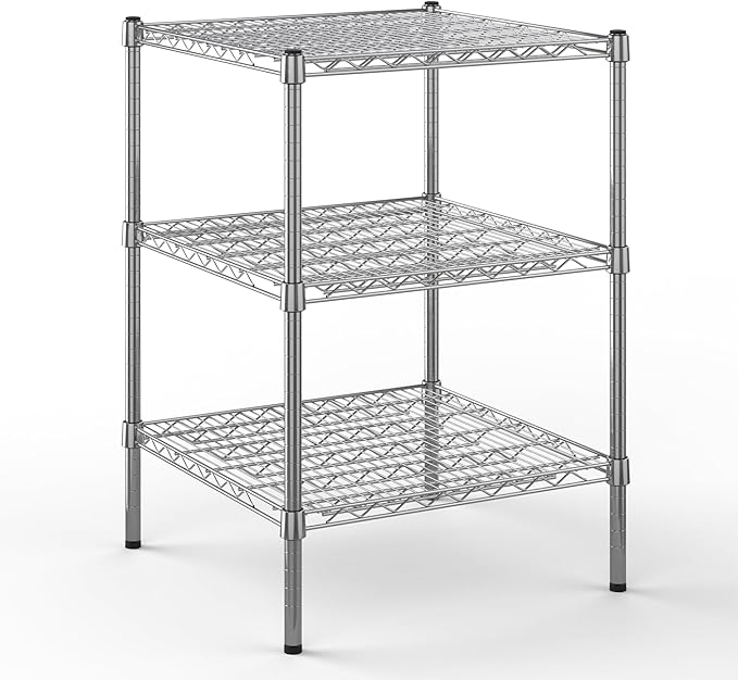 24" Deep x 24" Wide x 34" Height Wire Shelving Kit | 3-Tier | NSF Commercial by Regal+Altair