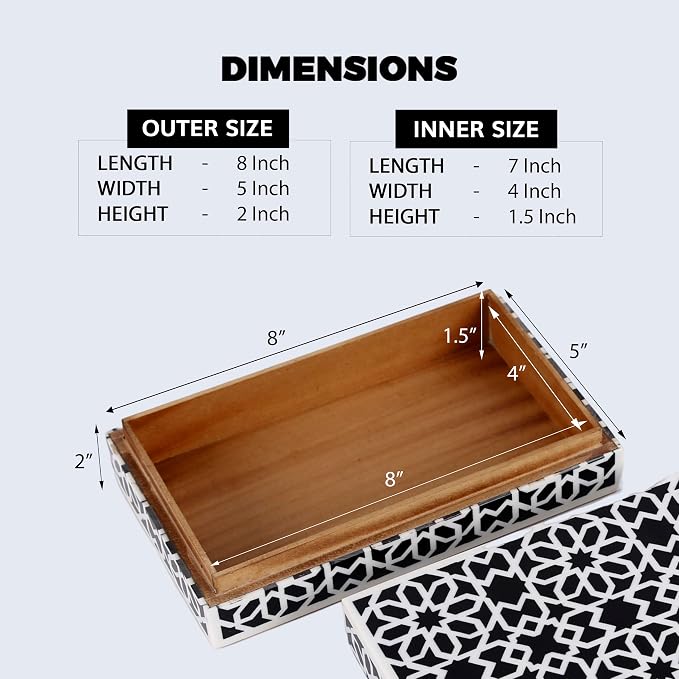 Handicrafts Home Small Decorative Storage Box - Image 2
