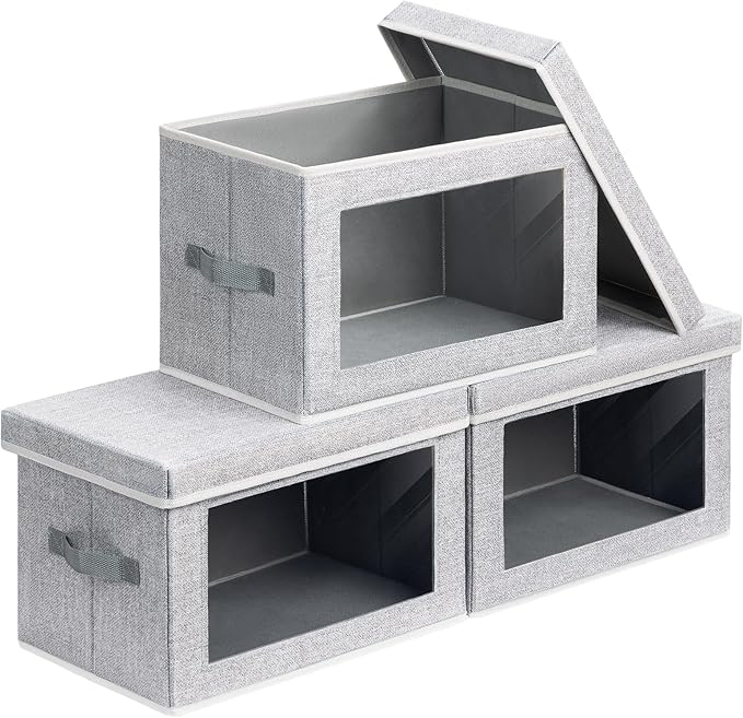 Homsorout Storage Boxes with Lids by Homsorout