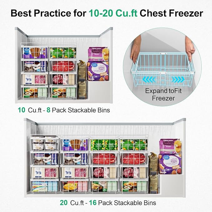 iSPECLE Chest Freezer Organizer - Image 2