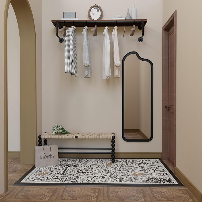 Clothes Rack 48in, Wall Mounted Garment Racks - Image 6