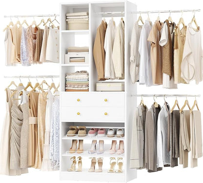 Besiost Closet System, 4.2–8.8 FT Closet Organizer by Besiost