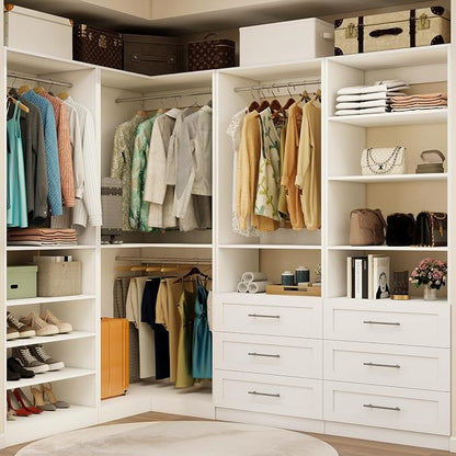 Vomavex Closet System with 4 sets, 101.9" Closet Organizer Systems with 6 - Image 8