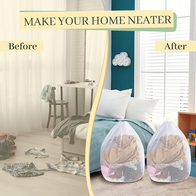 20 Pcs Mesh Laundry Bags Bulk - Image 4