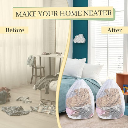 20 Pcs Mesh Laundry Bags Bulk - Image 4