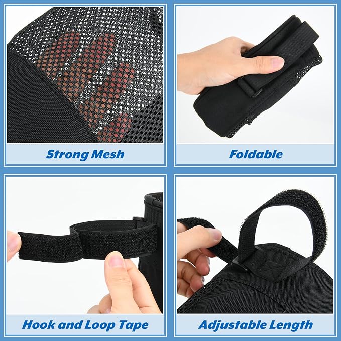 Cosmos Pickleball Ball Holder Adjustable Hanging Bag - Image 3