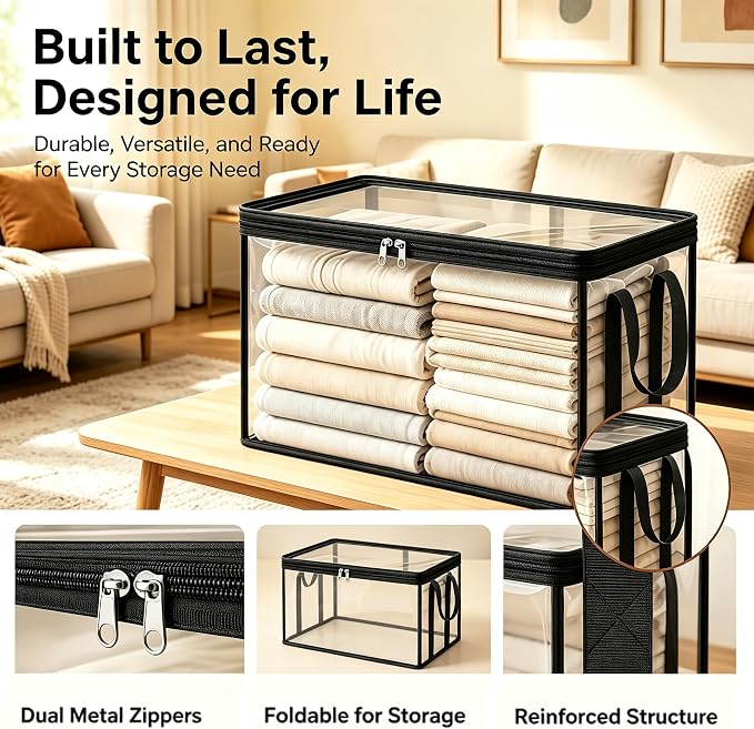 Clear Thin PVC Storage Bags - Image 5