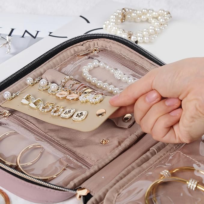 NISHEL Travel Jewelry Case, Holiday Organizer - Image 6