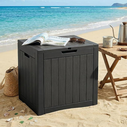 EFU Outdoor Storage Box 38 Gallon Deck Box Lockable UV Resistance Waterproof - Image 7