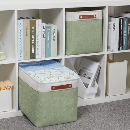 HNZIGE Large Fabric Storage Baskets - Image 3