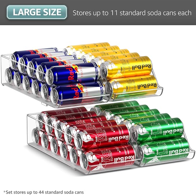 Sorbus Skinny Soda Can Organizer - Image 6