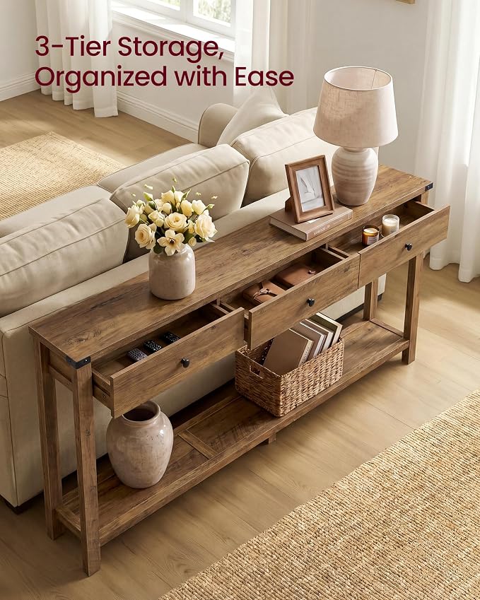 VASAGLE LIRY Collection Narrow Console Table - Image 4