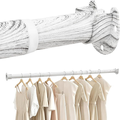Closet Rod 17-87 Inches，1.3 Inch Diameter Heavy-Duty Adjustable Closet Rods by Luvenia