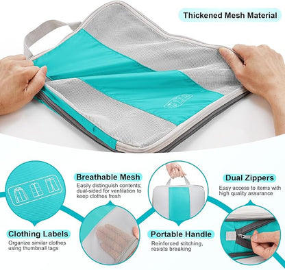 OlarHike 10 Set Compression Packing Cubes - Image 6