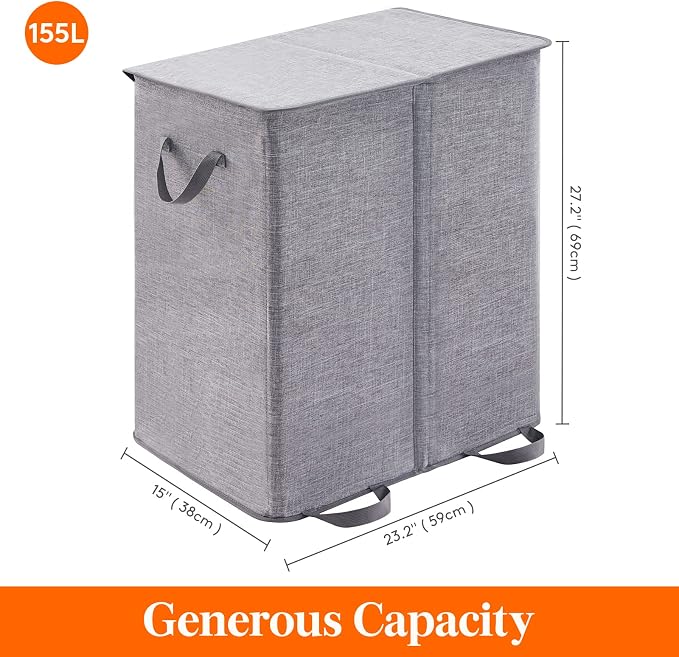 Lifewit Double Laundry Hamper - Image 5