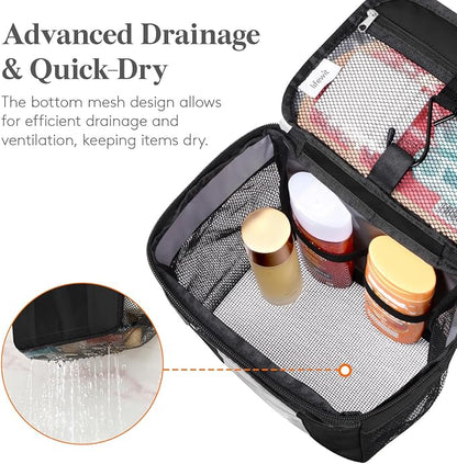 Lifewit Mesh Shower Caddy Bag Portable, Quick Dry Hanging Bathroom Organizer - Image 5