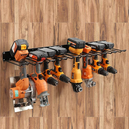 UU-Major Drill Holder Wall Mount, Power Tool Organizer, Heavy Duty Garage Tool - Image 2