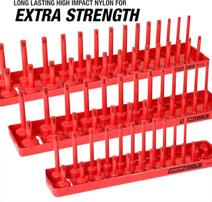 OEMTOOLS 22234 Socket Organizer, 6 Piece Socket Organizers, SAE and Metric - Image 3
