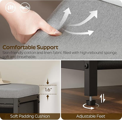 YATINEY Shoe Storage Bench - Image 4