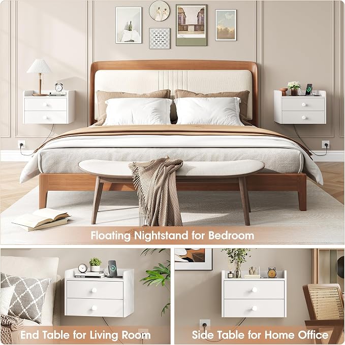 Floating Nightstand Set of 2 - Image 7