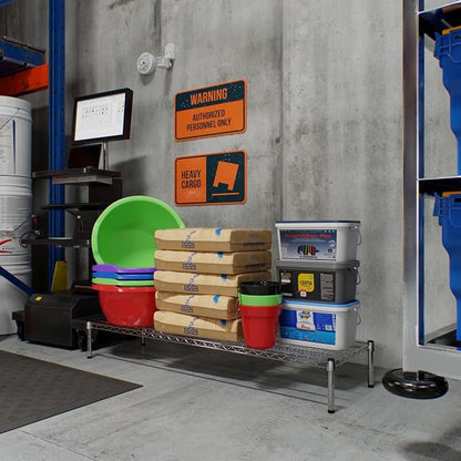 18" Deep x 60" Wide x 8" Height Wire Shelving Kit | 1-Tier | NSF Commercial - Image 8