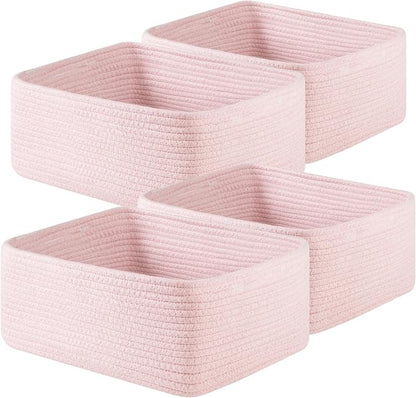 OIAHOMY 4 Pack 14.17*11.02*6.3IN Storage Baskets by MasterofSpaceOptimization