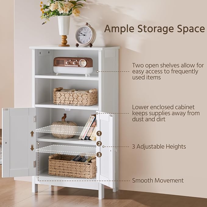 Yaheetech Bathroom Storage Cabinet - Image 5