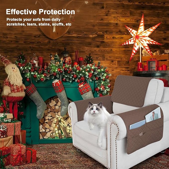 Waterproof Sofa Armrest Cover Headrest Cover - Image 2