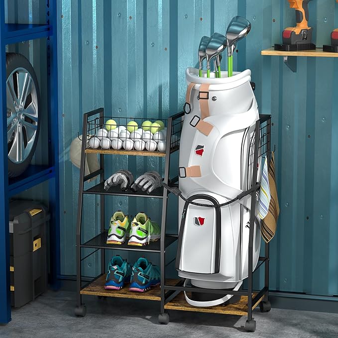 Golf Bag Garage Storage Rack - Image 4