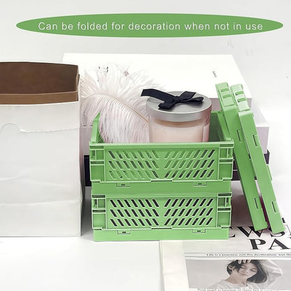 6 Pack Mini Foldable Small Plastic Baskets - Image 7