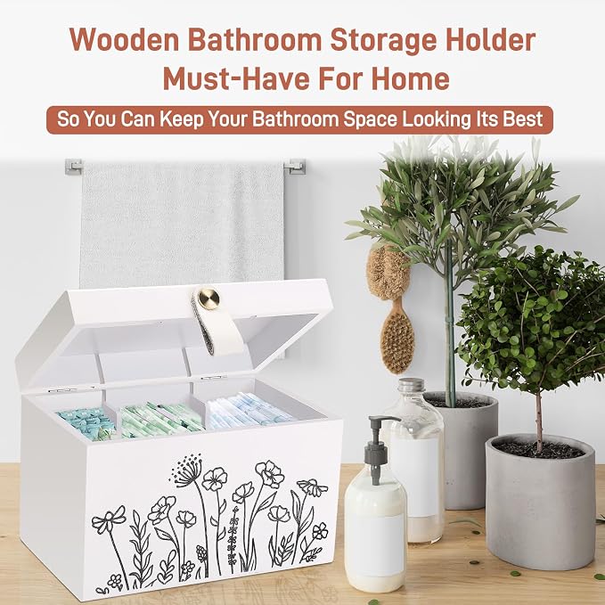 100% Solid Wood Tampon Holder Box - Image 8