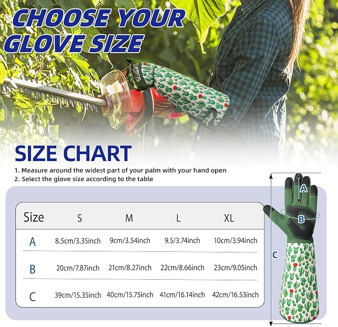 Schwer Gardening Gloves for Women, Rose Pruning Gloves - Image 6