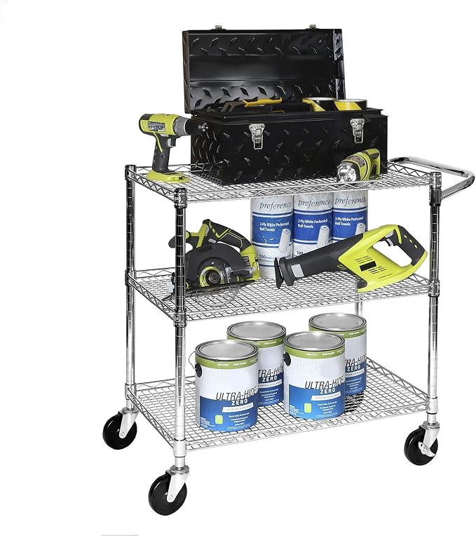 Seville Classics 3-Tier UltraDurable Commercial-Grade NSF-Certifed Service - Image 8