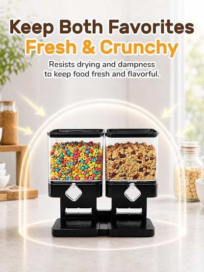 Dual Cereal Dispenser, 7.4L Large Cereal Storage Container - Image 3