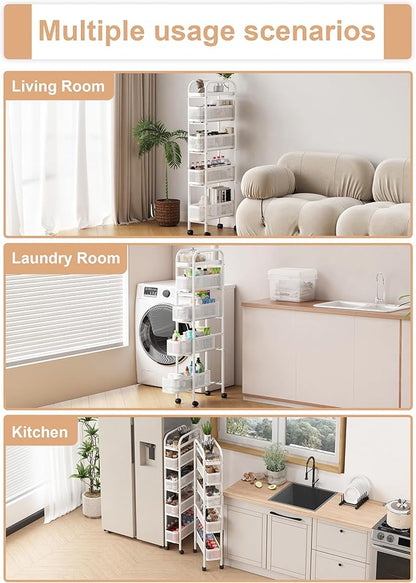 UMDONX Slim Storage Cart 5 Tier - Image 8