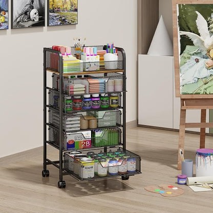 Yociyoga 6-Tier Craft Cart - Image 6