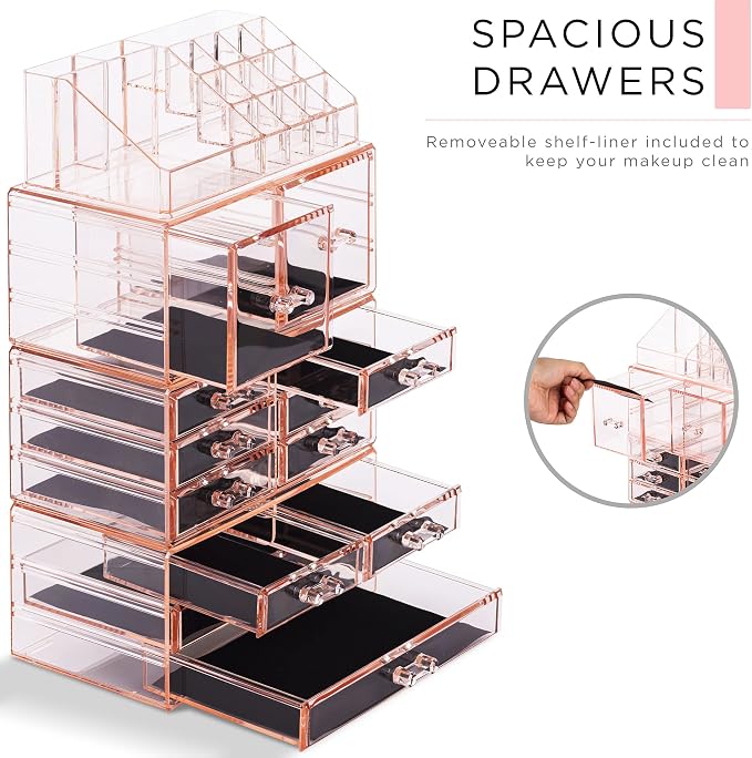 Sorbus Large Makeup Organizer - Image 5