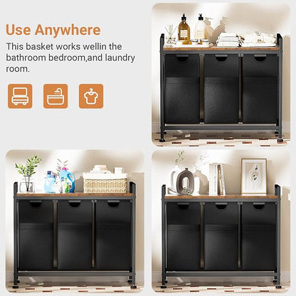 Lulive Laundry Hamper, Laundry Basket Organizer - Image 5