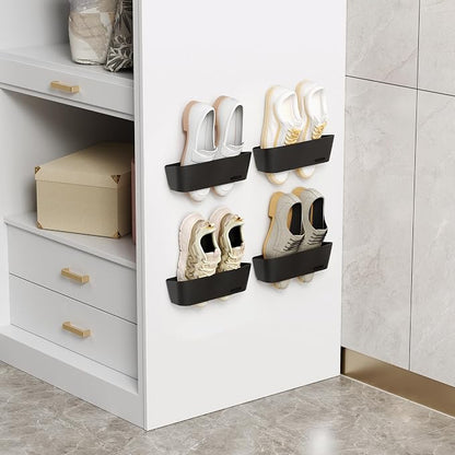 4PCS Wall Mounted Shoe Rack by DegMongee