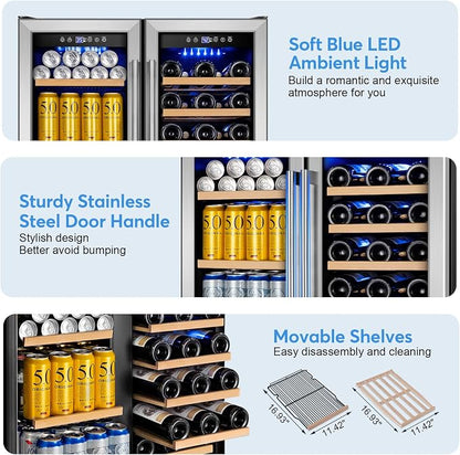 30" Wine and Beverage Refrigerator - Image 4