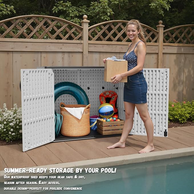 Patiowell 26 Cu.ft Outdoor Storage Cabinet - Image 8