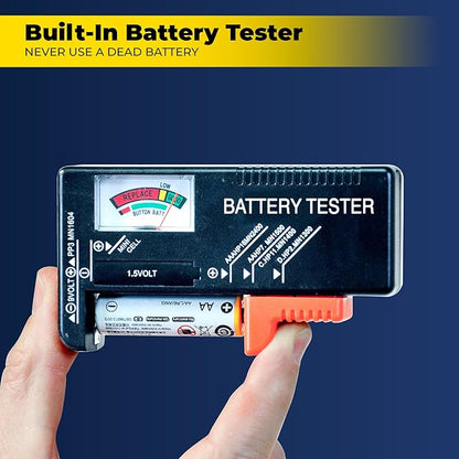 Battery Daddy Storage &Organizer Case w/Tester, Stores&Protects Up to 180 - Image 6