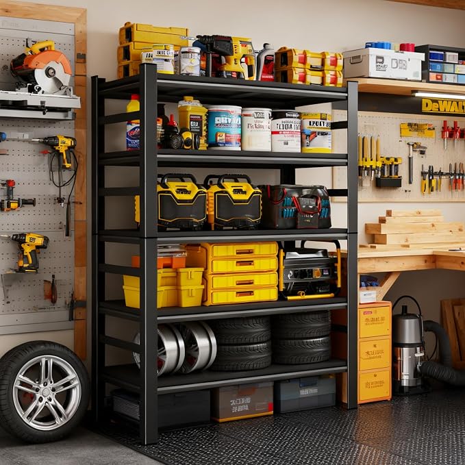 47.2''W*23.6D'' Garage Shelving, 3000lb Heavy Duty Shelving, Adjustable Metal by KILISTEELS