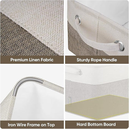 BALEINE 4 Pack Fabric Storage Bins - Image 7