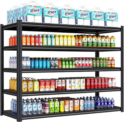 Garage Storage Shelves, 5 Tier Shelving Unit, 40 inch Wide, 18” Deep, 78” Tall by BEESTMUEBLE