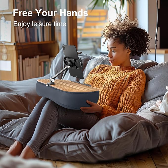 Lap Beanbag Cozy Kindle Pillow Stand - Image 7