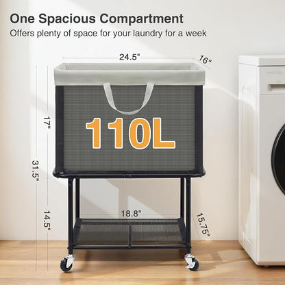 STO STO Rolling Laundry Hamper - Image 6