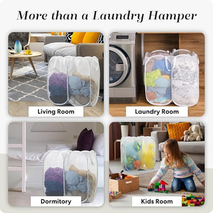 Handy Laundry Mesh Popup Hamper - Image 8