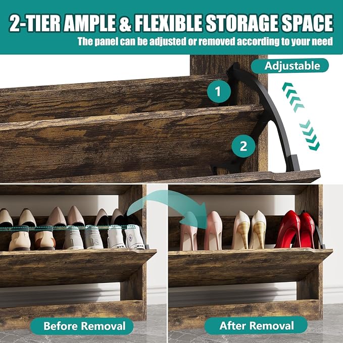 Xixini Shoe Storage Cabinet for Entryway - Image 4